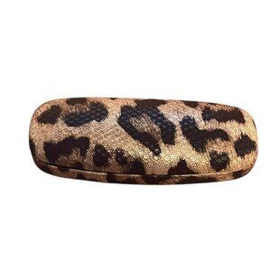 Foster Grant X Sofia Vergara Eyeglass Case Hard Clamshell Animal Leopard Print